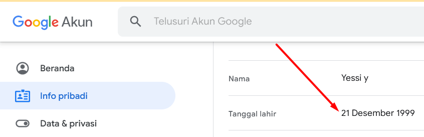 Cara Mengganti Tanggal Lahir di Tik Tok melalui gmail