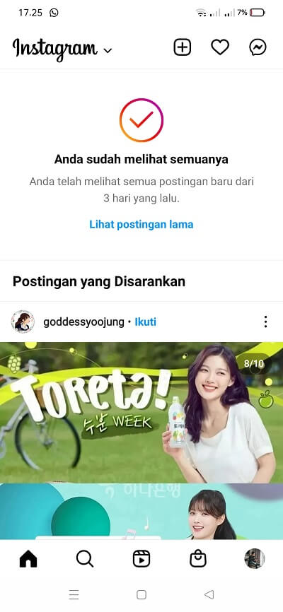 beranda ig berubah
