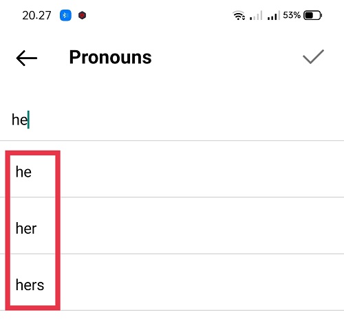 cara membuat she dan her di instagram terbaru