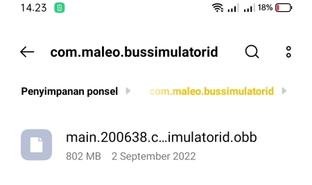 kenapa file obb tidak terbaca di game