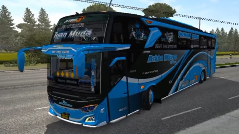 download mod bussid tuan muda livery azkha wijaya biru